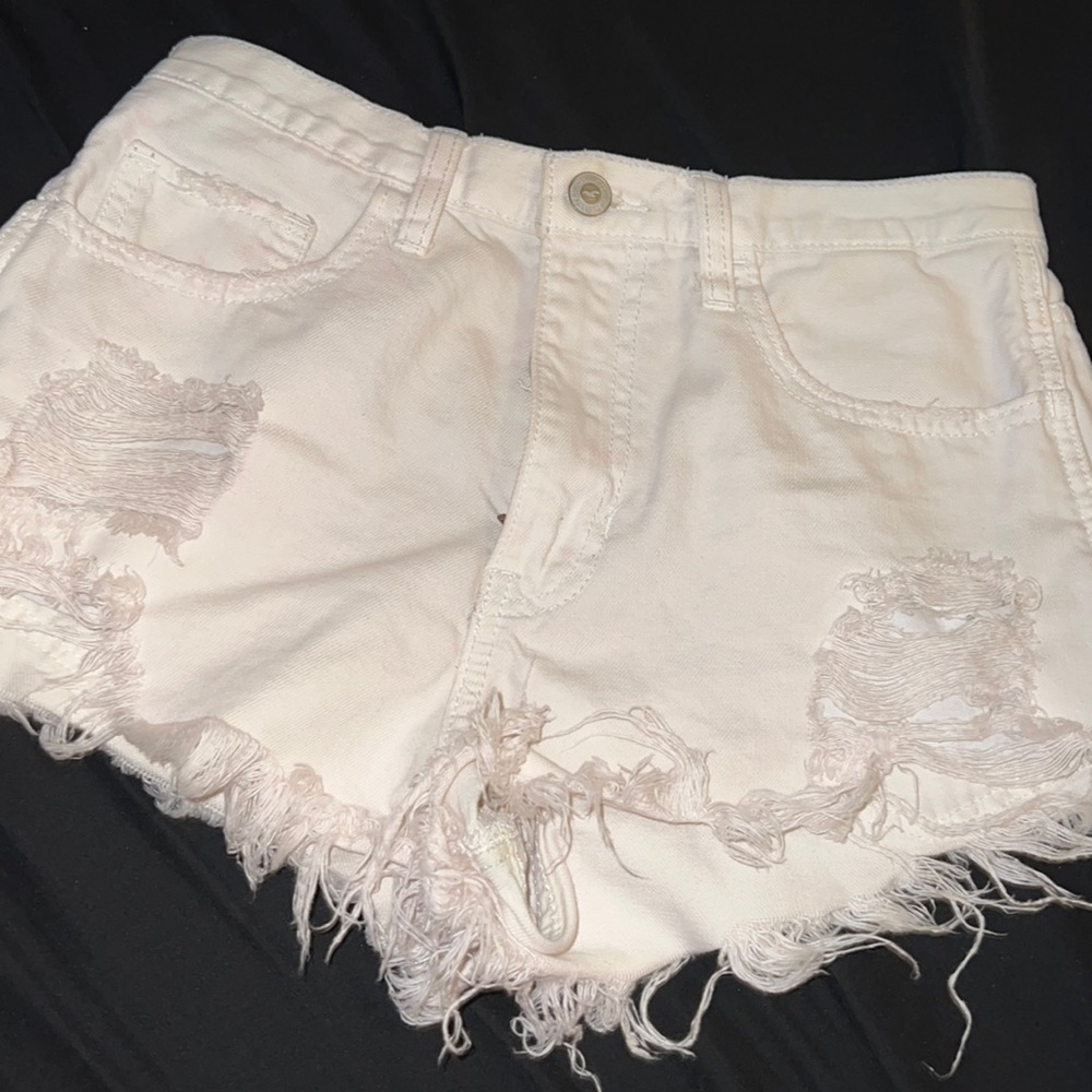 Size 3 Hollister High Waisted Shredded Shorts
